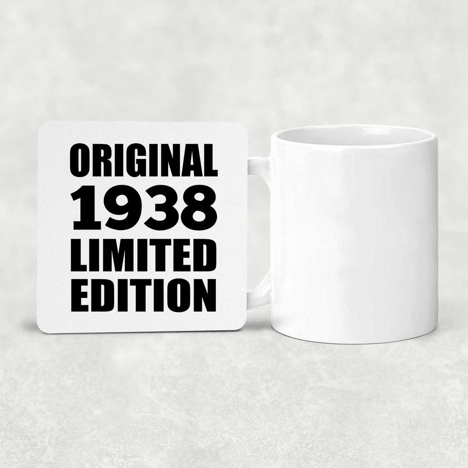 86th Birthday Original 1938 Limited Edition - Drink Coaster