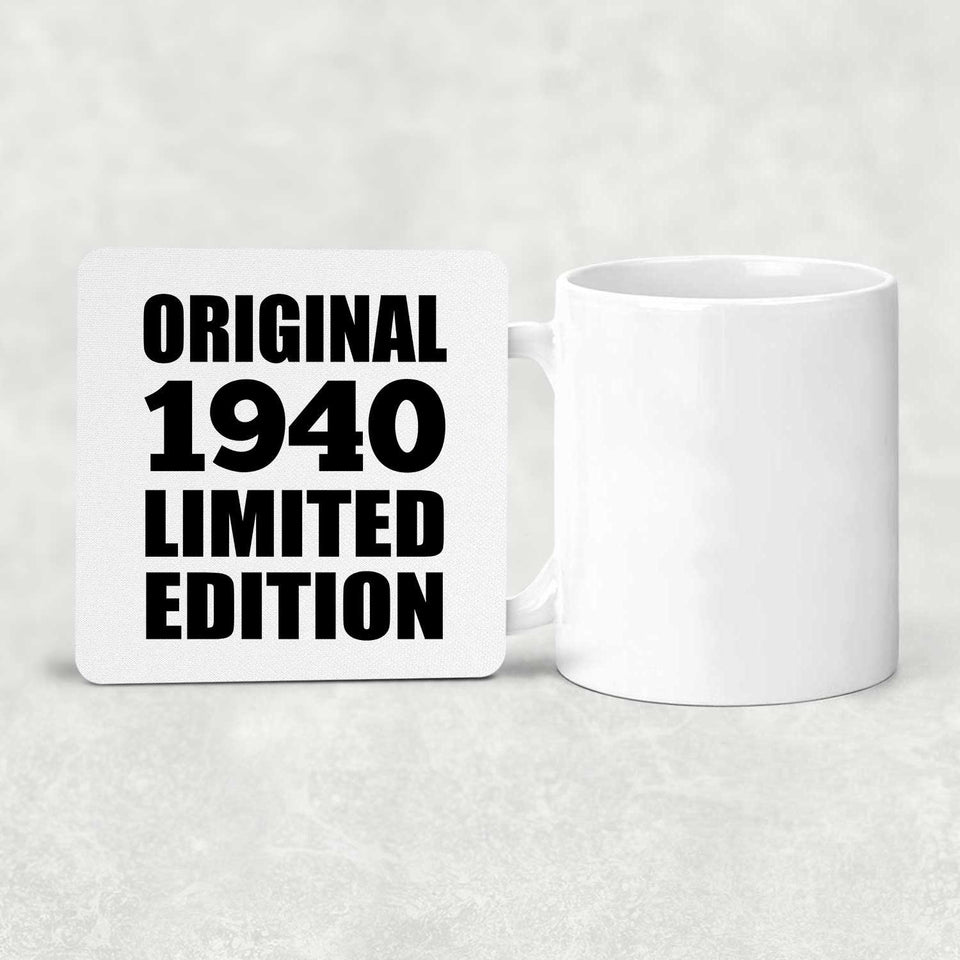 84th Birthday Original 1940 Limited Edition - Drink Coaster