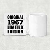 57th Birthday Original 1967 Limited Edition - Drink Coaster