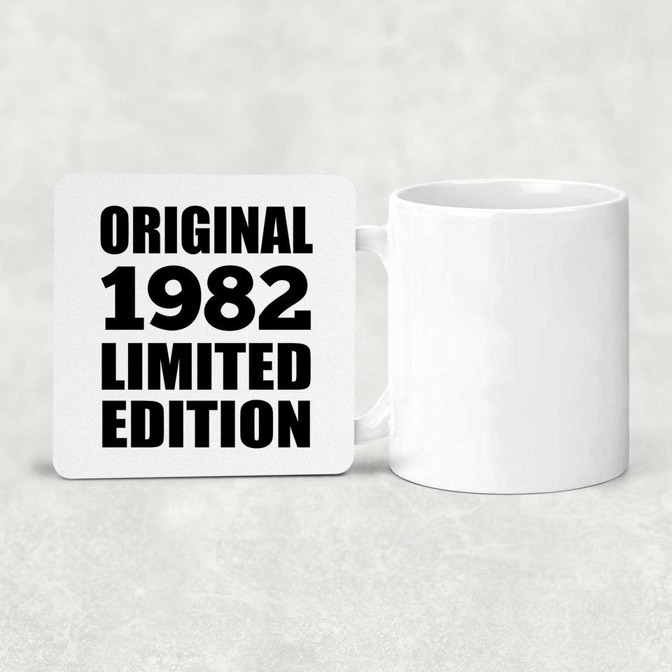 42nd Birthday Original 1982 Limited Edition - Drink Coaster