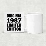 37th Birthday Original 1987 Limited Edition - Drink Coaster