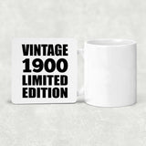 124th Birthday Vintage 1900 Limited Edition - Drink Coaster