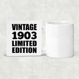 121st Birthday Vintage 1903 Limited Edition - Drink Coaster
