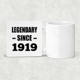 105th Birthday Legendary Since 1919 - Drink Coaster
