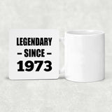 51st Birthday Legendary Since 1973 - Drink Coaster