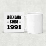 33rd Birthday Legendary Since 1991 - Drink Coaster