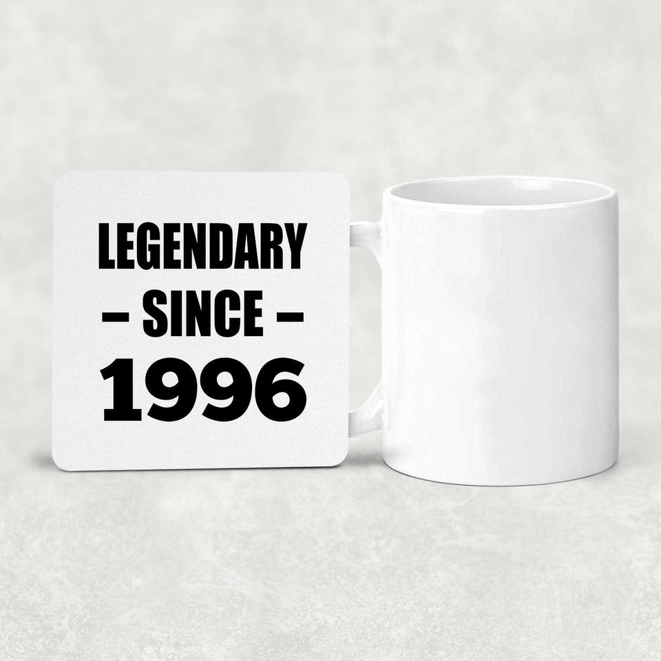 28th Birthday Legendary Since 1996 - Drink Coaster