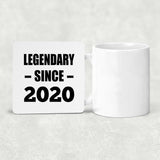 4th Birthday Legendary Since 2020 - Drink Coaster