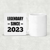 1st Birthday Legendary Since 2023 - Drink Coaster