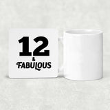 12th Birthday 12 & Fabulous - Drink Coaster
