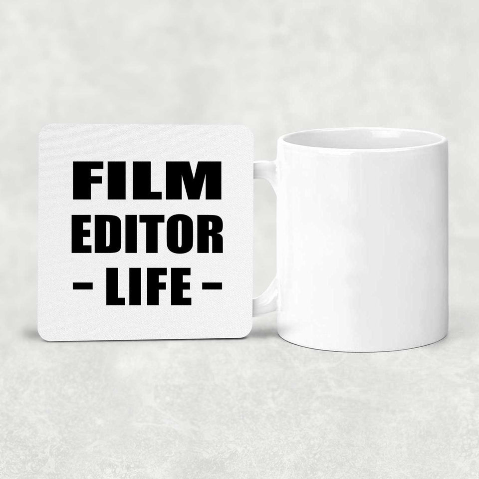 Film Editor Life - Drink Coaster