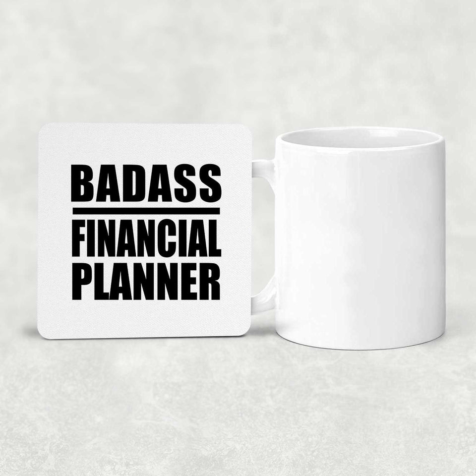 Badass Financial Planner - Drink Coaster