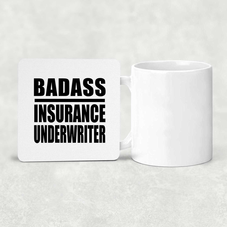 Badass Insurance Underwriter - Drink Coaster