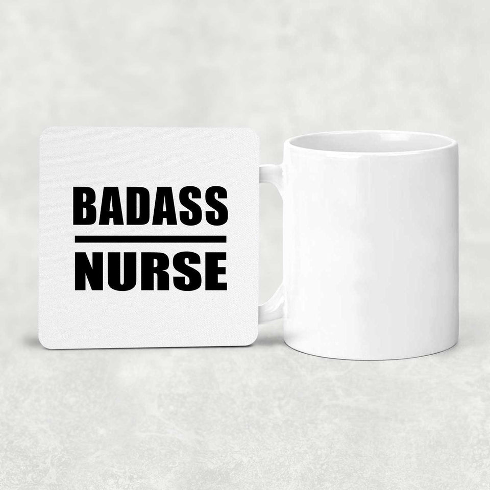 Badass Nurse - Drink Coaster