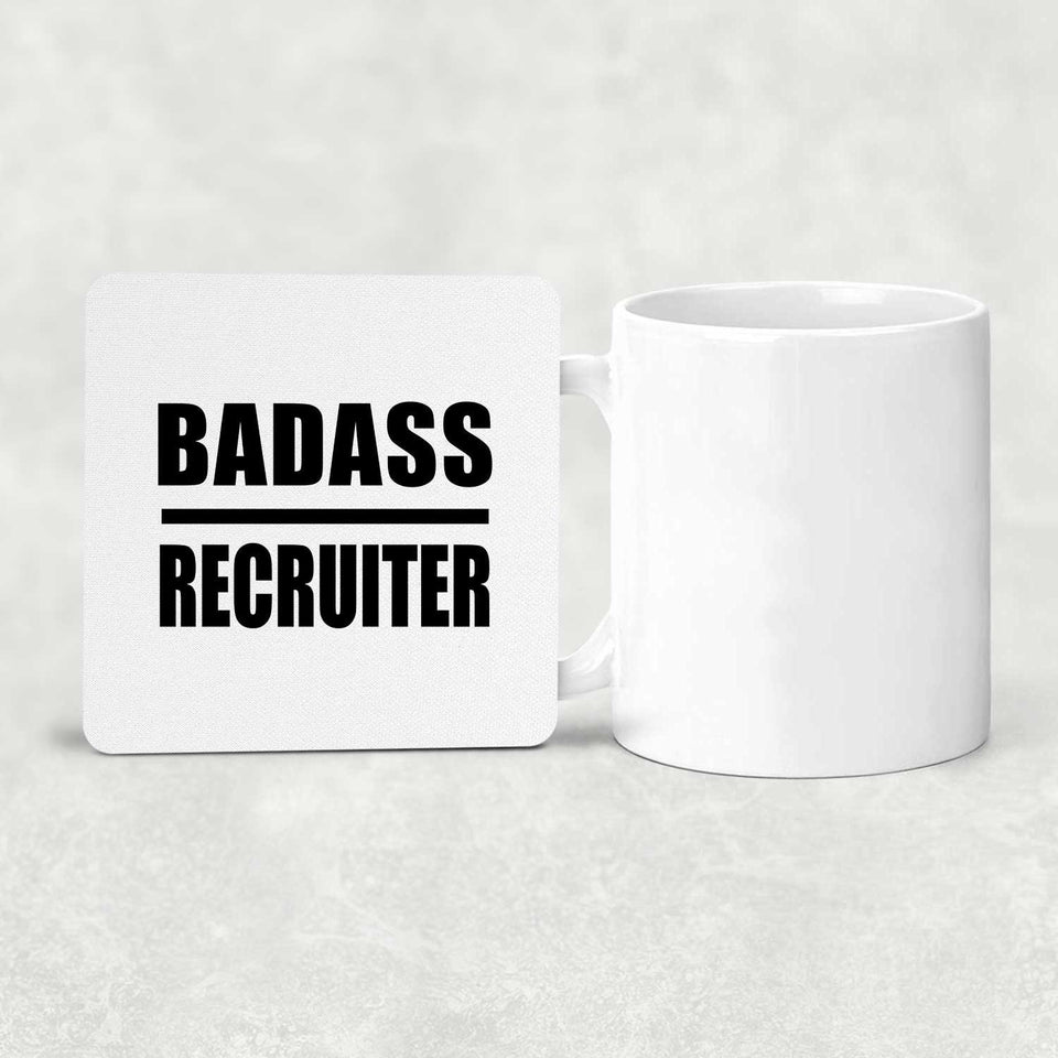 Badass Recruiter - Drink Coaster