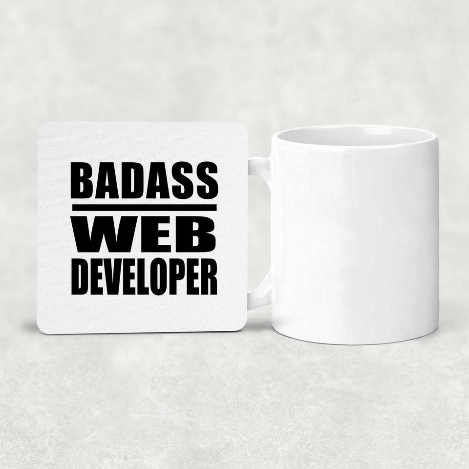 Badass Web Developer - Drink Coaster