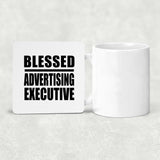Blessed Advertising Executive - Drink Coaster