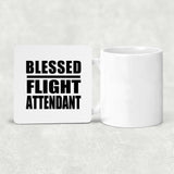 Blessed Flight Attendant - Drink Coaster