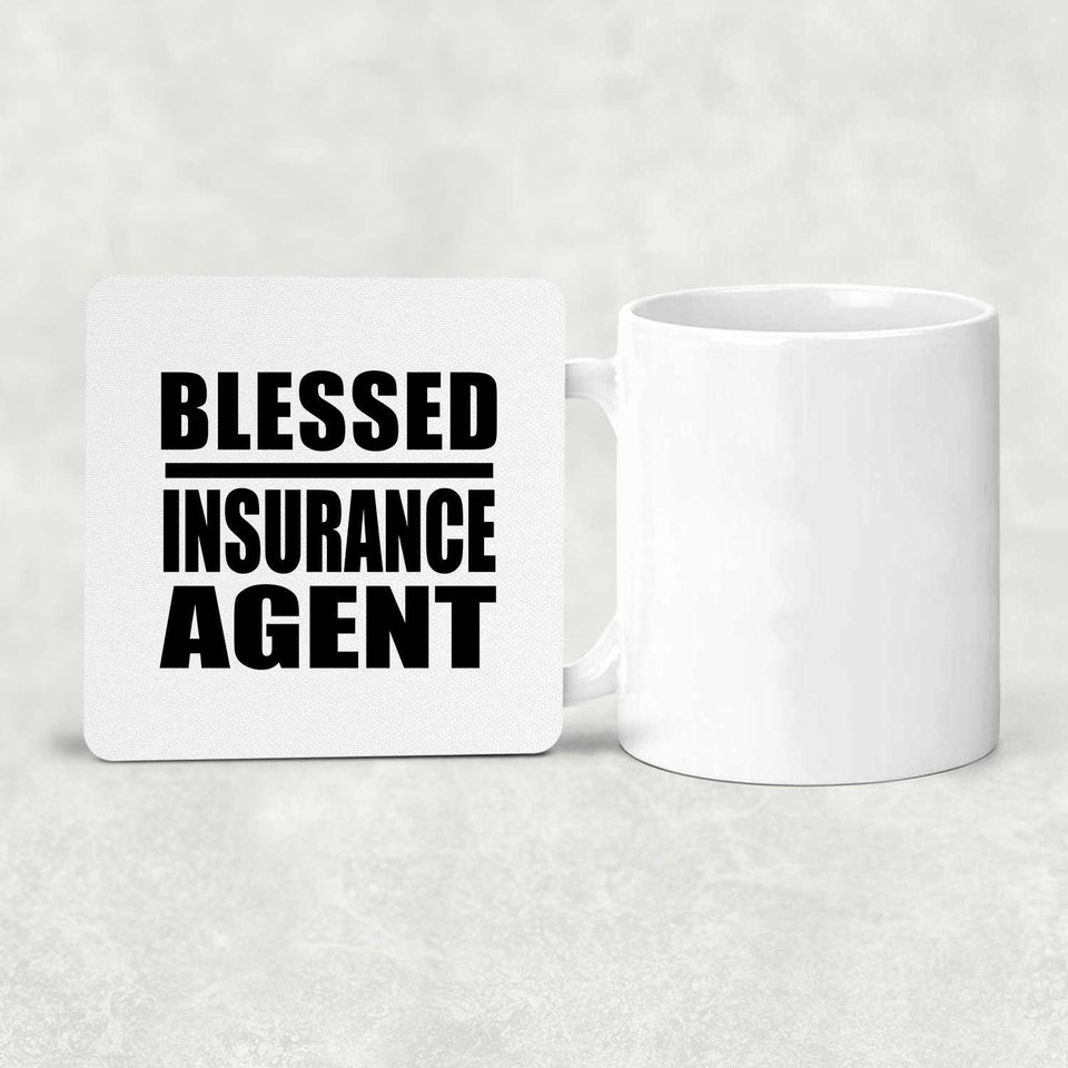 Blessed Insurance Agent - Drink Coaster