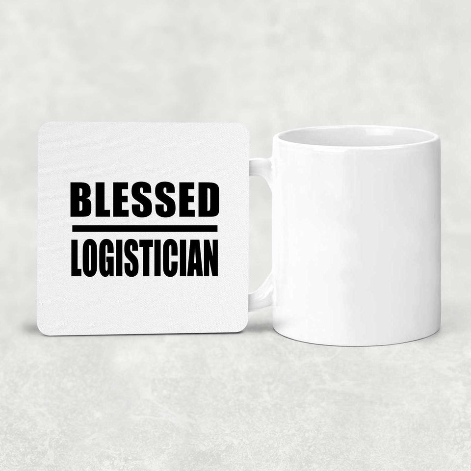 Blessed Logistician - Drink Coaster