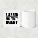 Blessed Real Estate Agent - Drink Coaster