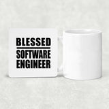 Blessed Software Engineer - Drink Coaster