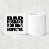 Dad Husband Building Inspector - Drink Coaster