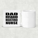 Dad Husband Registered Nurse - Drink Coaster