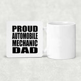 Proud Automobile Mechanic Dad - Drink Coaster