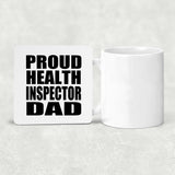 Proud Health Inspector Dad - Drink Coaster
