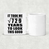 27th Birthday Took Square Root of 729 Years To Look Good - Drink Coaster