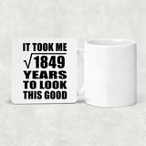 43rd Birthday Took Square Root of 1849 Years To Look Good - Drink Coaster