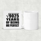 95th Anniversary Square Root of 9025 Years of Mr Perfect - Drink Coaster