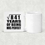 29th Anniversary Square Root of 841 Years of Mrs Perfect - Drink Coaster
