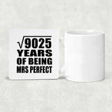 95th Anniversary Square Root of 9025 Years of Mrs Perfect - Drink Coaster