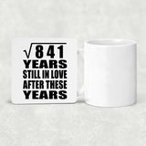 29th Anniversary Square Root of 841 Years Still In Love - Drink Coaster