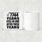 88th Anniversary Square Root of 7744 Years Still In Love - Drink Coaster