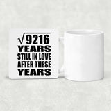 96th Anniversary Square Root of 9216 Years Still In Love - Drink Coaster
