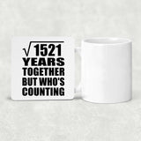 39th Anniversary Square Root of 1521 Years Who's Counting - Drink Coaster
