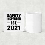 Safety Inspector Established EST. 2021 - Drink Coaster