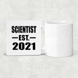 Scientist Established EST. 2021 - Drink Coaster