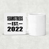 Seamstress Established EST. 2022 - Drink Coaster