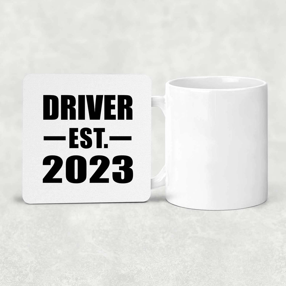 Driver Established EST. 2023 - Drink Coaster