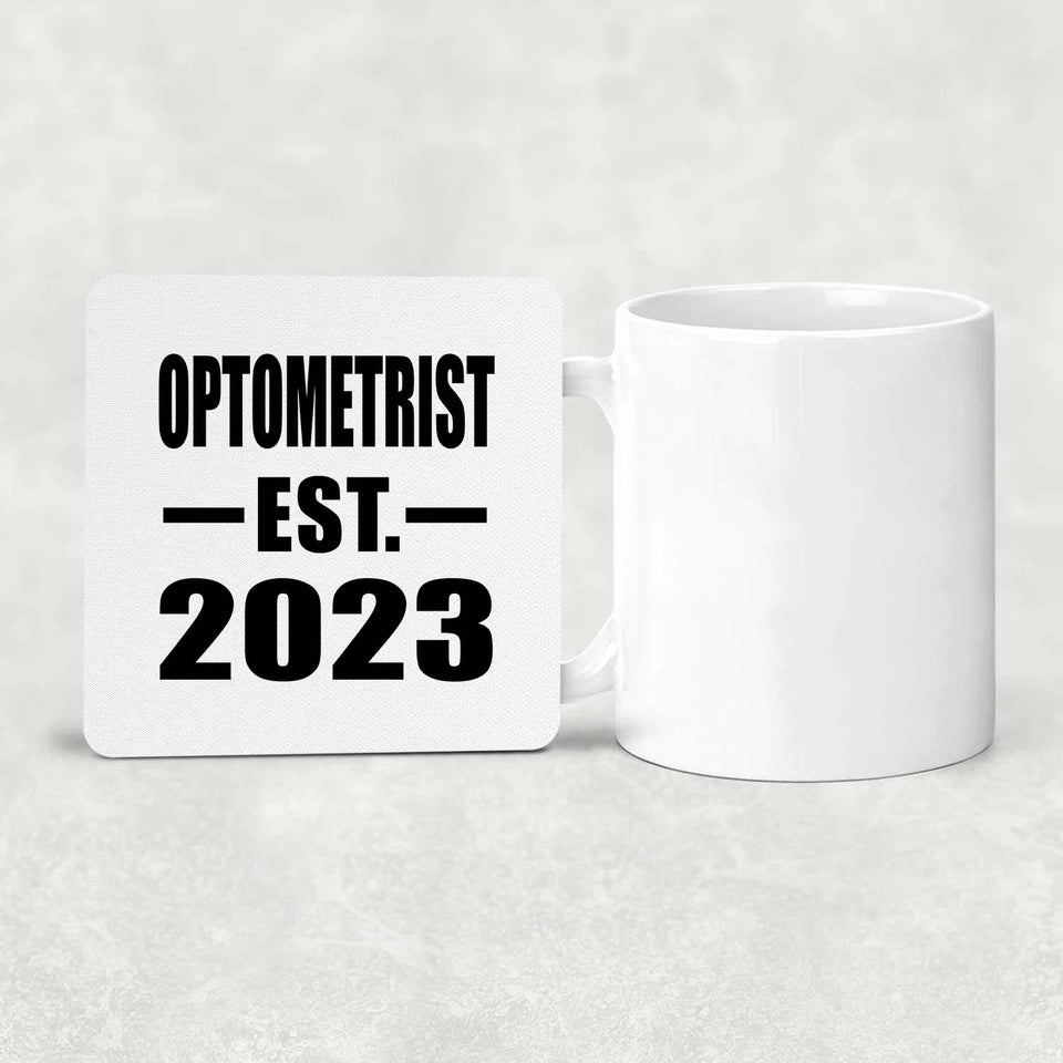 Optometrist Established EST. 2023 - Drink Coaster