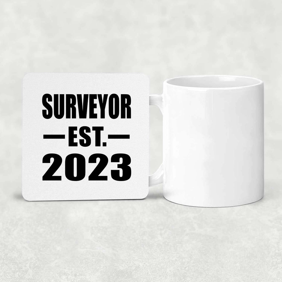 Surveyor Established EST. 2023 - Drink Coaster