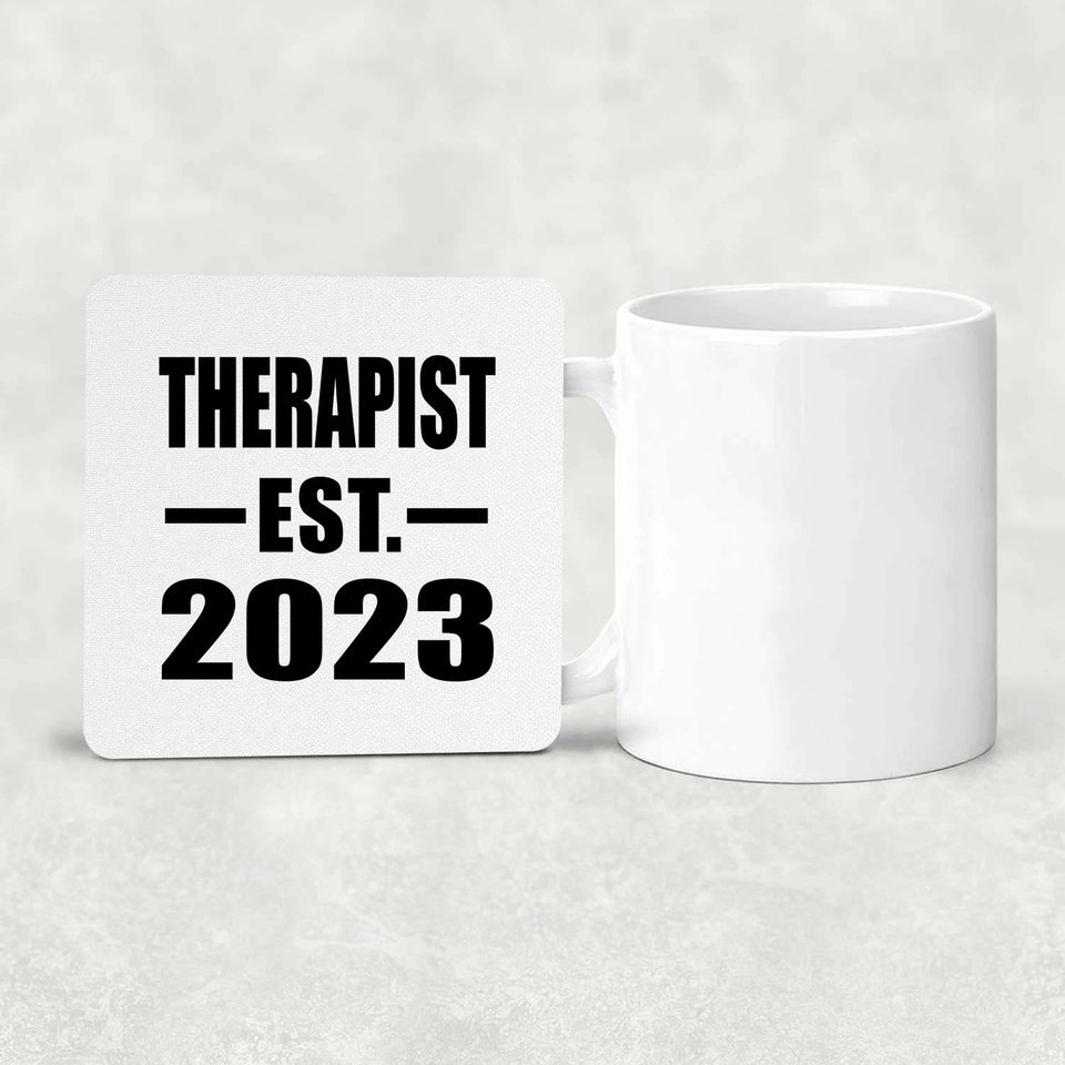 Therapist Established EST. 2023 - Drink Coaster