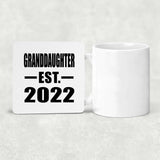 Granddaughter Established EST. 2022 - Drink Coaster