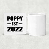 Poppy Established EST. 2022 - Drink Coaster