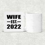 Wife Established EST. 2022 - Drink Coaster