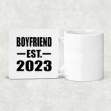 Boyfriend Established EST. 2023 - Drink Coaster